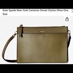Olive Green Leather Kate Spade Crossbody